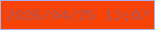 文字の大きさ：3、枠の色：a7b1ed、背景の色：f84307、文字の色：b15257 無料ブログパーツのブログ時計