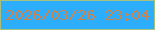 文字の大きさ：5、枠の色：a7c07d、背景の色：2caefc、文字の色：cc854e 無料ブログパーツのブログ時計