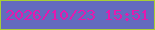 文字の大きさ：2、枠の色：a7cf34、背景の色：636bbe、文字の色：e419ae 無料ブログパーツのブログ時計
