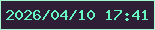 文字の大きさ：1、枠の色：a7f8d1、背景の色：2f1f36、文字の色：66f7c3 無料ブログパーツのブログ時計