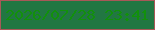 文字の大きさ：2、枠の色：a85858、背景の色：217742、文字の色：12900c 無料ブログパーツのブログ時計