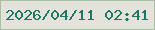 文字の大きさ：5、枠の色：a8c0a2、背景の色：e4e3db、文字の色：1d7763 無料ブログパーツのブログ時計