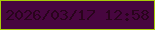 文字の大きさ：4、枠の色：a8cb08、背景の色：47063f、文字の色：29041c 無料ブログパーツのブログ時計