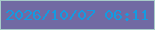 文字の大きさ：4、枠の色：a8ccc9、背景の色：716aa3、文字の色：139be1 無料ブログパーツのブログ時計