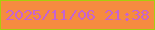 文字の大きさ：5、枠の色：a8cd0d、背景の色：f68b40、文字の色：c663cf 無料ブログパーツのブログ時計