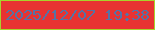 文字の大きさ：5、枠の色：a8d32c、背景の色：e83332、文字の色：5573a6 無料ブログパーツのブログ時計