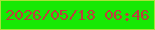 文字の大きさ：2、枠の色：a8e239、背景の色：17e904、文字の色：bd3e3d 無料ブログパーツのブログ時計