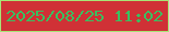文字の大きさ：4、枠の色：a8e576、背景の色：d03136、文字の色：39c060 無料ブログパーツのブログ時計