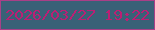 文字の大きさ：2、枠の色：a93f87、背景の色：396177、文字の色：ba1f74 無料ブログパーツのブログ時計