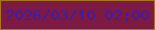 文字の大きさ：5、枠の色：a9790e、背景の色：7d1a44、文字の色：3d1ca6 無料ブログパーツのブログ時計