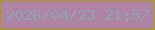 文字の大きさ：3、枠の色：a99a14、背景の色：b082a3、文字の色：8da5b0 無料ブログパーツのブログ時計