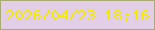 文字の大きさ：2、枠の色：a9ac72、背景の色：e2cee6、文字の色：f1ea02 無料ブログパーツのブログ時計