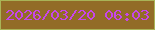 文字の大きさ：5、枠の色：a9b457、背景の色：926c27、文字の色：c746ea 無料ブログパーツのブログ時計