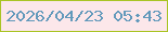 文字の大きさ：5、枠の色：a9c424、背景の色：fce7ea、文字の色：6299bb 無料ブログパーツのブログ時計