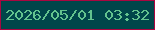 文字の大きさ：1、枠の色：aa0640、背景の色：00464a、文字の色：63c38e 無料ブログパーツのブログ時計