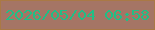 文字の大きさ：3、枠の色：aa7945、背景の色：a57565、文字の色：1fbf86 無料ブログパーツのブログ時計