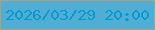 文字の大きさ：3、枠の色：aaa282、背景の色：50aed4、文字の色：0499cf 無料ブログパーツのブログ時計