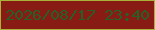 文字の大きさ：1、枠の色：aab23a、背景の色：881b13、文字の色：256127 無料ブログパーツのブログ時計