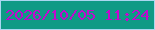 文字の大きさ：2、枠の色：aad7f0、背景の色：0f9a85、文字の色：c208ce 無料ブログパーツのブログ時計