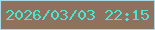 文字の大きさ：1、枠の色：aad8e7、背景の色：8e715f、文字の色：4ae6d4 無料ブログパーツのブログ時計