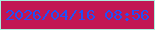 文字の大きさ：5、枠の色：aaefde、背景の色：c21653、文字の色：2050f8 無料ブログパーツのブログ時計