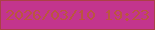 文字の大きさ：3、枠の色：ab4145、背景の色：c3358d、文字の色：ba563f 無料ブログパーツのブログ時計
