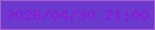 文字の大きさ：3、枠の色：ab5dcb、背景の色：6a3ace、文字の色：8d18d7 無料ブログパーツのブログ時計