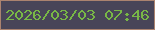 文字の大きさ：3、枠の色：ab836f、背景の色：484558、文字の色：78b746 無料ブログパーツのブログ時計