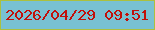 文字の大きさ：1、枠の色：abc03e、背景の色：78c1d2、文字の色：c1100a 無料ブログパーツのブログ時計