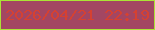 文字の大きさ：1、枠の色：abe336、背景の色：a34662、文字の色：d54132 無料ブログパーツのブログ時計