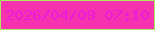 文字の大きさ：5、枠の色：abee64、背景の色：f633ae、文字の色：ee19dd 無料ブログパーツのブログ時計