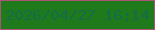 文字の大きさ：1、枠の色：ac5476、背景の色：1e7a1b、文字の色：136d49 無料ブログパーツのブログ時計