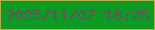 文字の大きさ：1、枠の色：acb148、背景の色：0c9924、文字の色：6d4d5f 無料ブログパーツのブログ時計