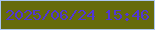 文字の大きさ：1、枠の色：acc7f1、背景の色：666b0b、文字の色：5136d4 無料ブログパーツのブログ時計
