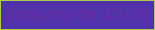 文字の大きさ：2、枠の色：accb4e、背景の色：5033ab、文字の色：6c2b9e 無料ブログパーツのブログ時計