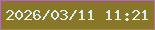 文字の大きさ：4、枠の色：ad7694、背景の色：877727、文字の色：d8f0f1 無料ブログパーツのブログ時計