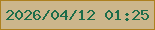 文字の大きさ：1、枠の色：ad8020、背景の色：ccb68c、文字の色：1d6d4a 無料ブログパーツのブログ時計