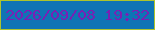 文字の大きさ：1、枠の色：adc42d、背景の色：0f74b5、文字の色：7920b4 無料ブログパーツのブログ時計