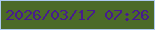 文字の大きさ：5、枠の色：adcaf1、背景の色：4b6a28、文字の色：471b8f 無料ブログパーツのブログ時計