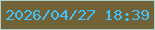文字の大きさ：3、枠の色：add1c7、背景の色：716237、文字の色：41c2fb 無料ブログパーツのブログ時計