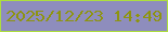 文字の大きさ：5、枠の色：adde3e、背景の色：8e8dbd、文字の色：8e940f 無料ブログパーツのブログ時計
