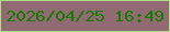 文字の大きさ：4、枠の色：adde85、背景の色：916a74、文字の色：177b01 無料ブログパーツのブログ時計