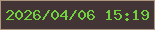文字の大きさ：5、枠の色：ae957f、背景の色：433436、文字の色：72d13f 無料ブログパーツのブログ時計