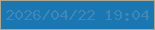 文字の大きさ：3、枠の色：aea691、背景の色：1b77b2、文字の色：3f87b8 無料ブログパーツのブログ時計