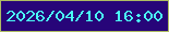 文字の大きさ：1、枠の色：aebc62、背景の色：270579、文字の色：4afcf5 無料ブログパーツのブログ時計