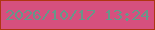 文字の大きさ：2、枠の色：af3611、背景の色：d6507e、文字の色：679789 無料ブログパーツのブログ時計