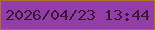 文字の大きさ：5、枠の色：af7220、背景の色：933da7、文字の色：3a1836 無料ブログパーツのブログ時計