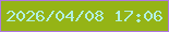文字の大きさ：2、枠の色：af77e2、背景の色：95b416、文字の色：b2f0e1 無料ブログパーツのブログ時計