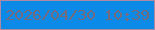 文字の大きさ：2、枠の色：af89a4、背景の色：0b8ae7、文字の色：756d7d 無料ブログパーツのブログ時計