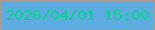 文字の大きさ：4、枠の色：af9b8e、背景の色：5dace2、文字の色：08d088 無料ブログパーツのブログ時計